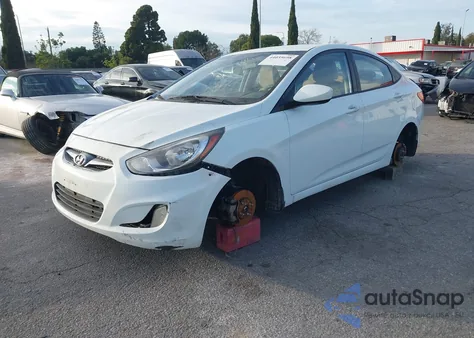 2012 Hyundai Accent Gls z USA, uszkodzony, nr VIN KMHCU4AE3CU121844